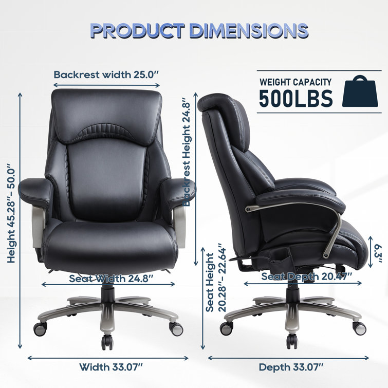 500 lb weight capacity best sale office chair